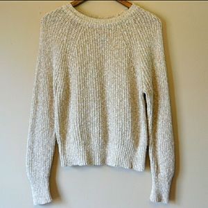 FREE PEOPLE knit sweater pullover oatmeal